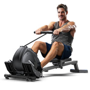 Rowing Machine for Home, Magnetic Rower Machine 300lbs Capacity