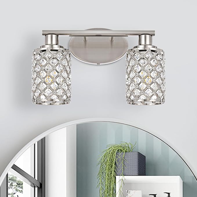 3 Light Bathroom Light Fixtures, Modern Farmhouse Vanity Light