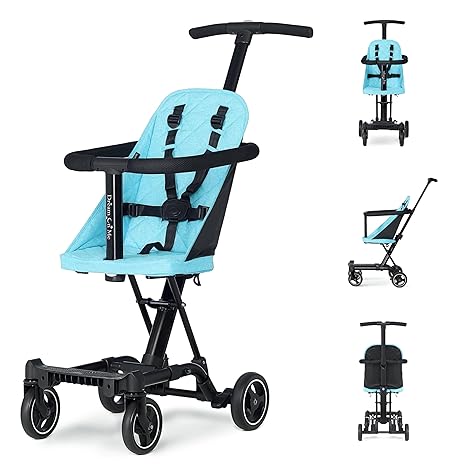 Lightweight and Compact Coast Rider Stroller with One Hand Easy Fold