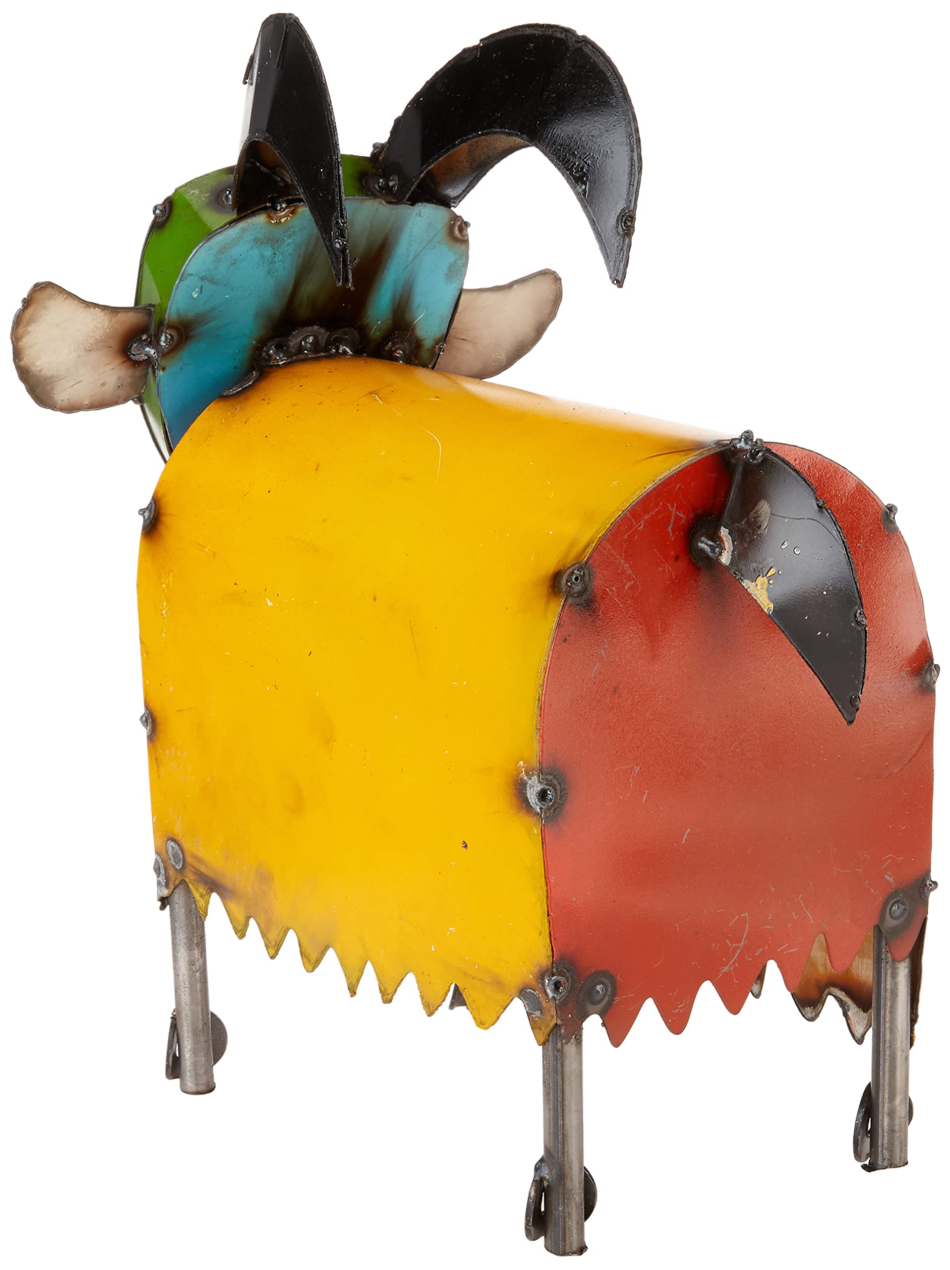 Small Round Goat Head, Multicolor