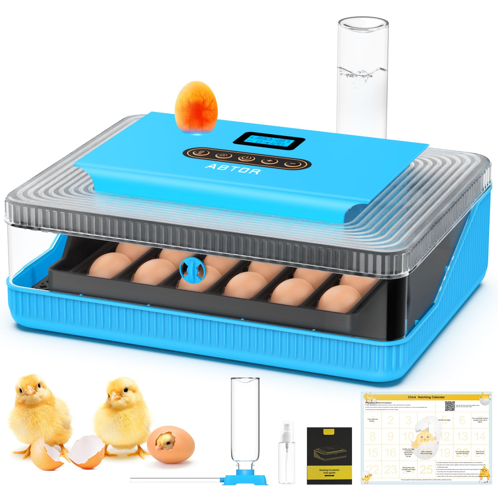 Digital Poultry Hatcher Machine with Automatic Egg Turning, incubators