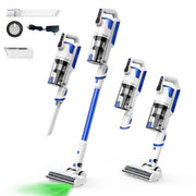 Cordless Vacuum Cleaner, Brushless Motor Powerful Suction Stick Vacuum, LED Display