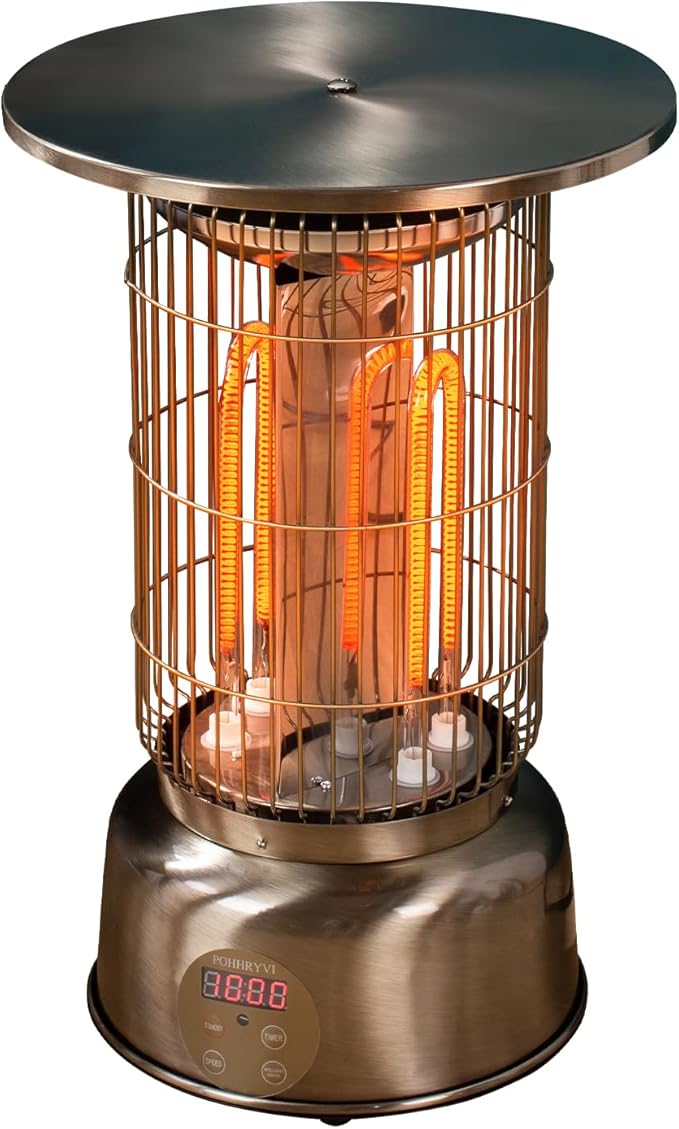 Space Heater, 2000W Electric Heaters Indoor Portable with Thermostat