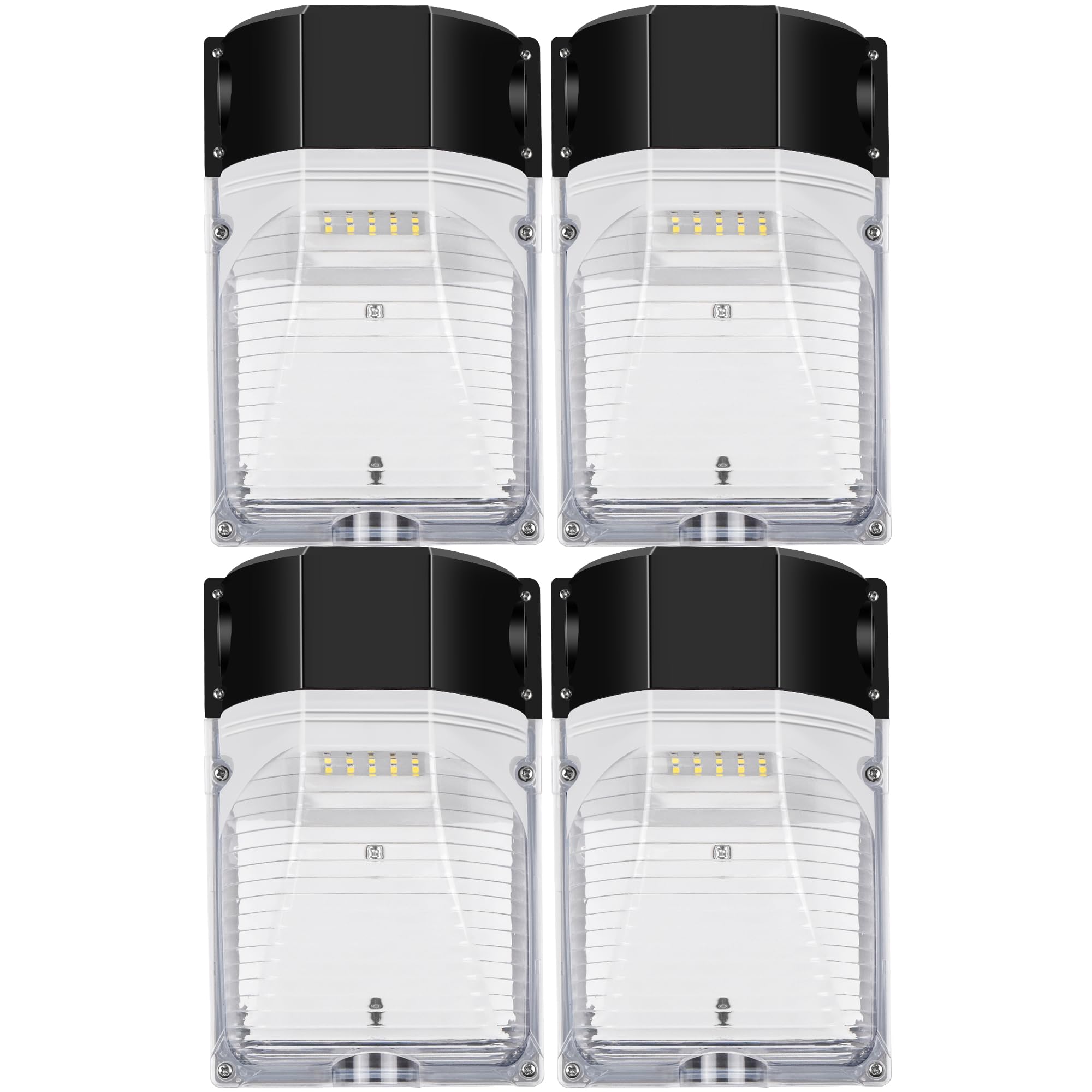 Update 30W LED Wall Pack Light with Photocell, 3450LM 5000K Daylight Dusk
