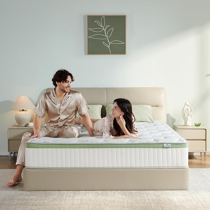 Full Mattress,12 Inch Full Size Mattresses in a Box,Memory Foam Hybrid Mattress