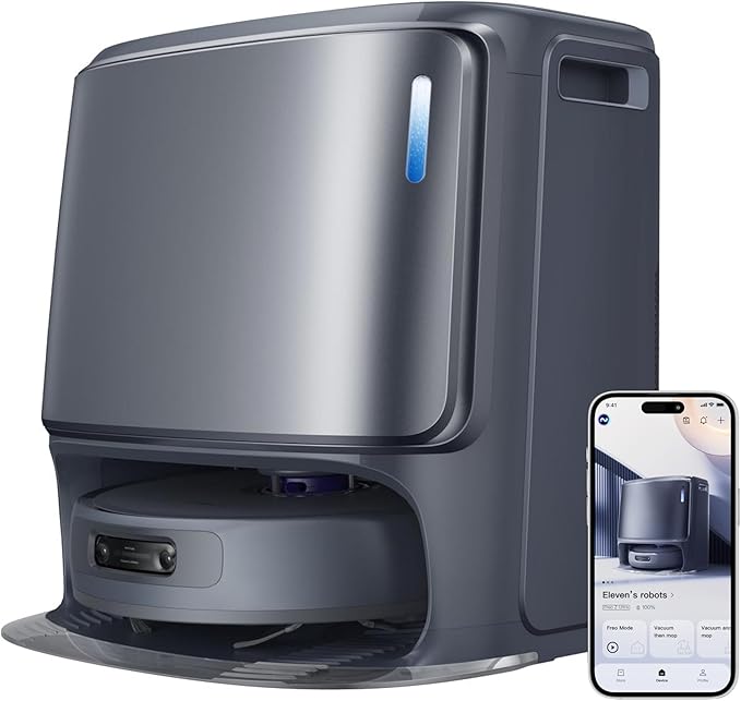 Freo Z Ultra Robot Vacuum and Mop Combo, Dual RGB Cameras and Chips