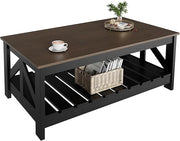 39" Farmhouse Coffee Table, Coffee Tables for Living Room