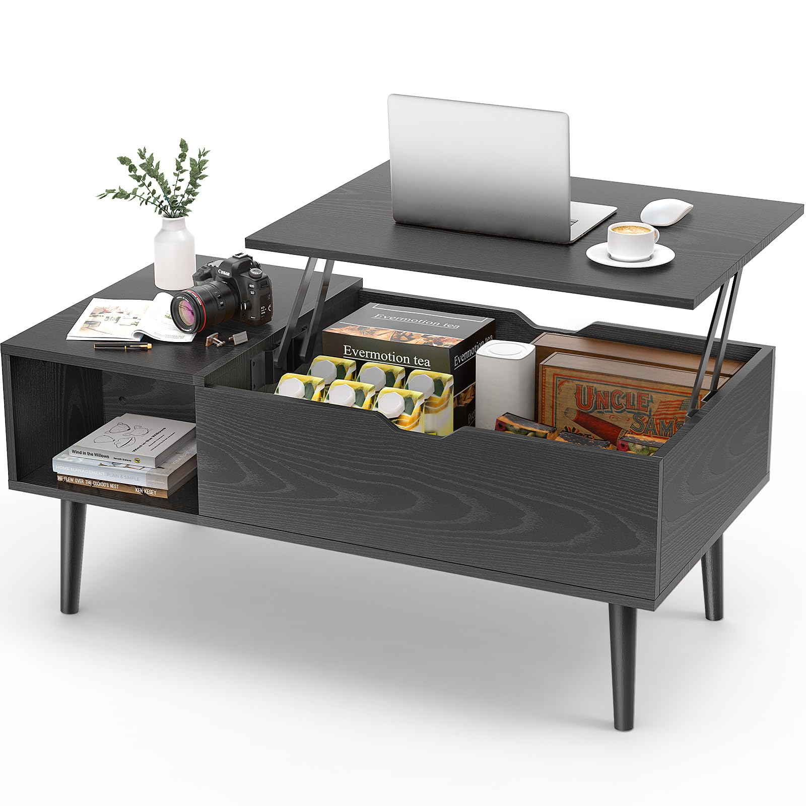 Coffee Table Black, Lift Top Coffee Tables for Living Room