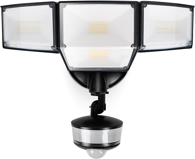 84W 9500LM LED Security Light Motion Sensor Outdoor Lights with Night Light