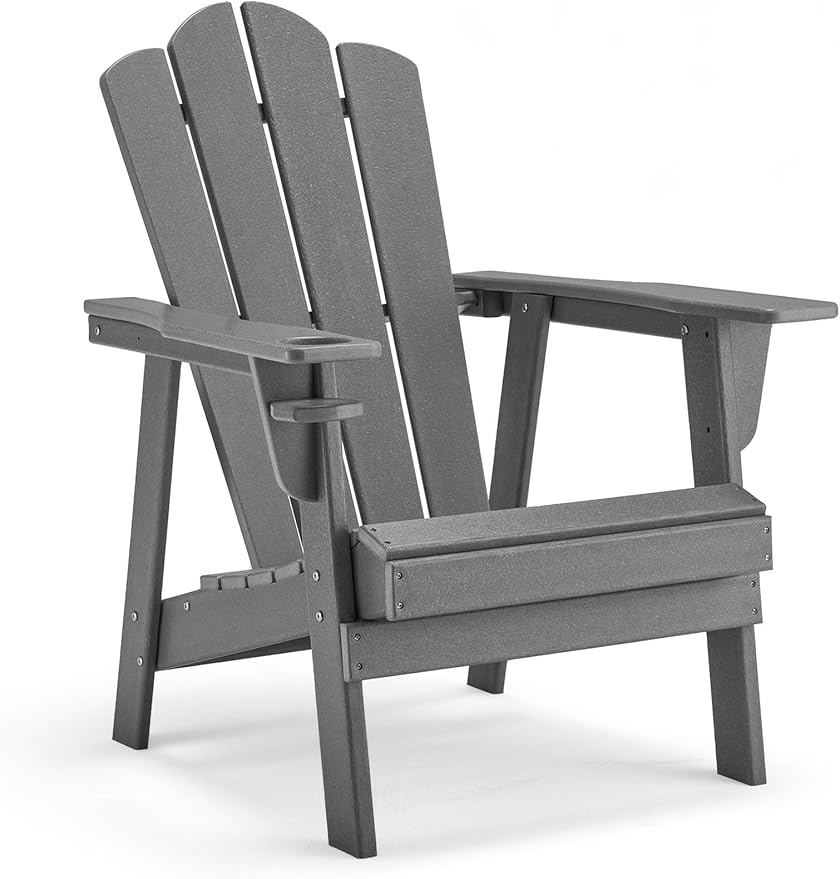 Adirondack Chair - Durable HDPE Poly Lumber All-Weather Resistant