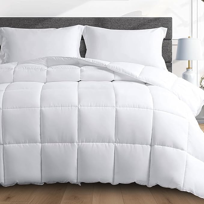 50 lbs Weighted Comforter King Size - Fluffier Fill Than Regular Weighted Blanket 50lbs