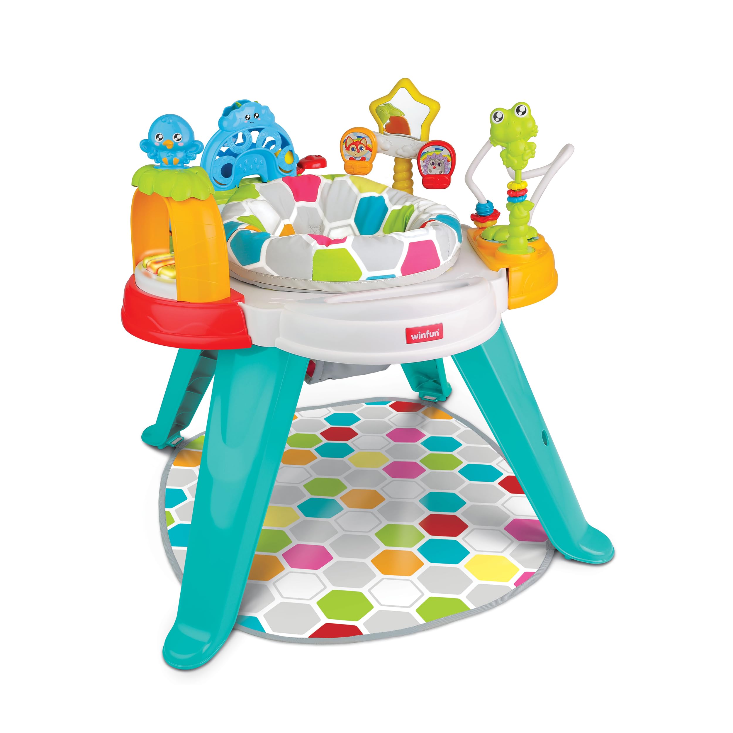 Baby Move 3-in-1 Activity Center with Adjustable Height Includes Ball Poppere