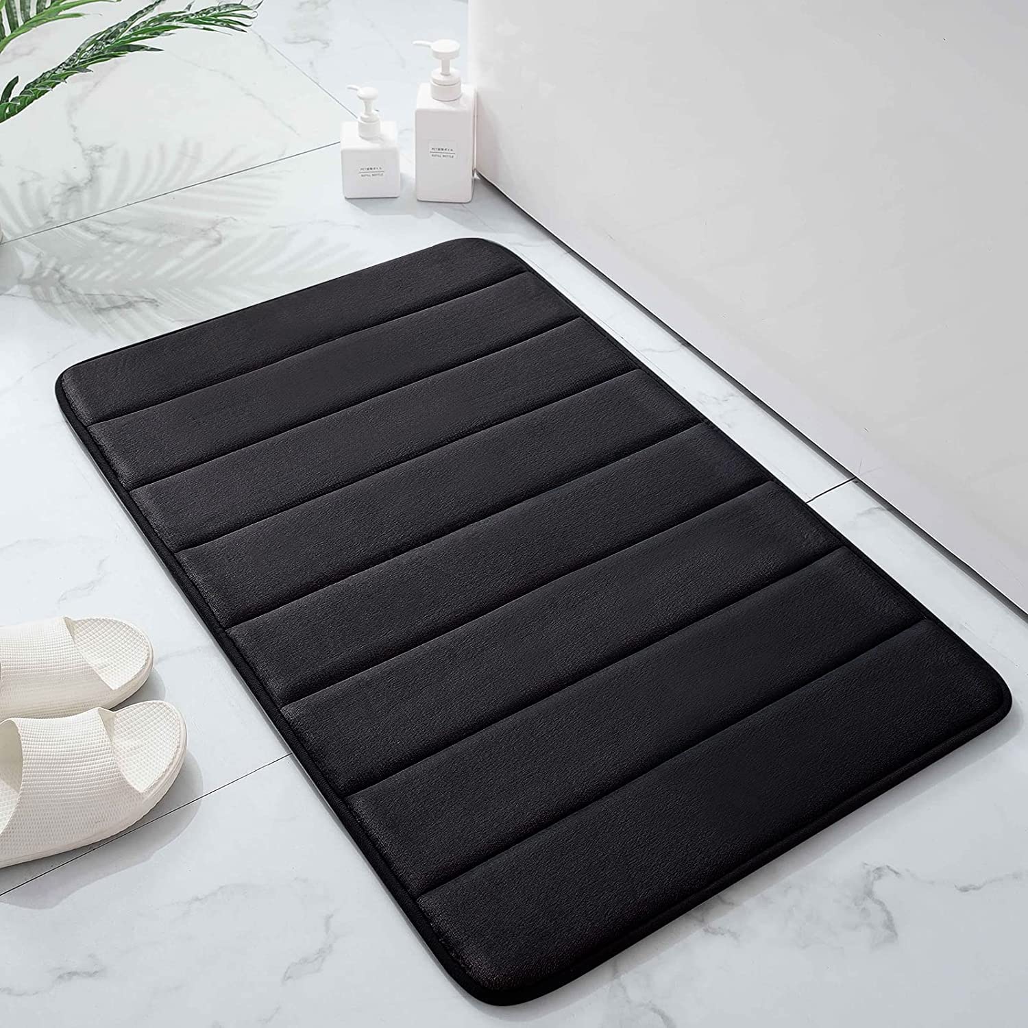 Soft Memory Foam Bath Mat Non - Slip Bathroom Bathmat Water