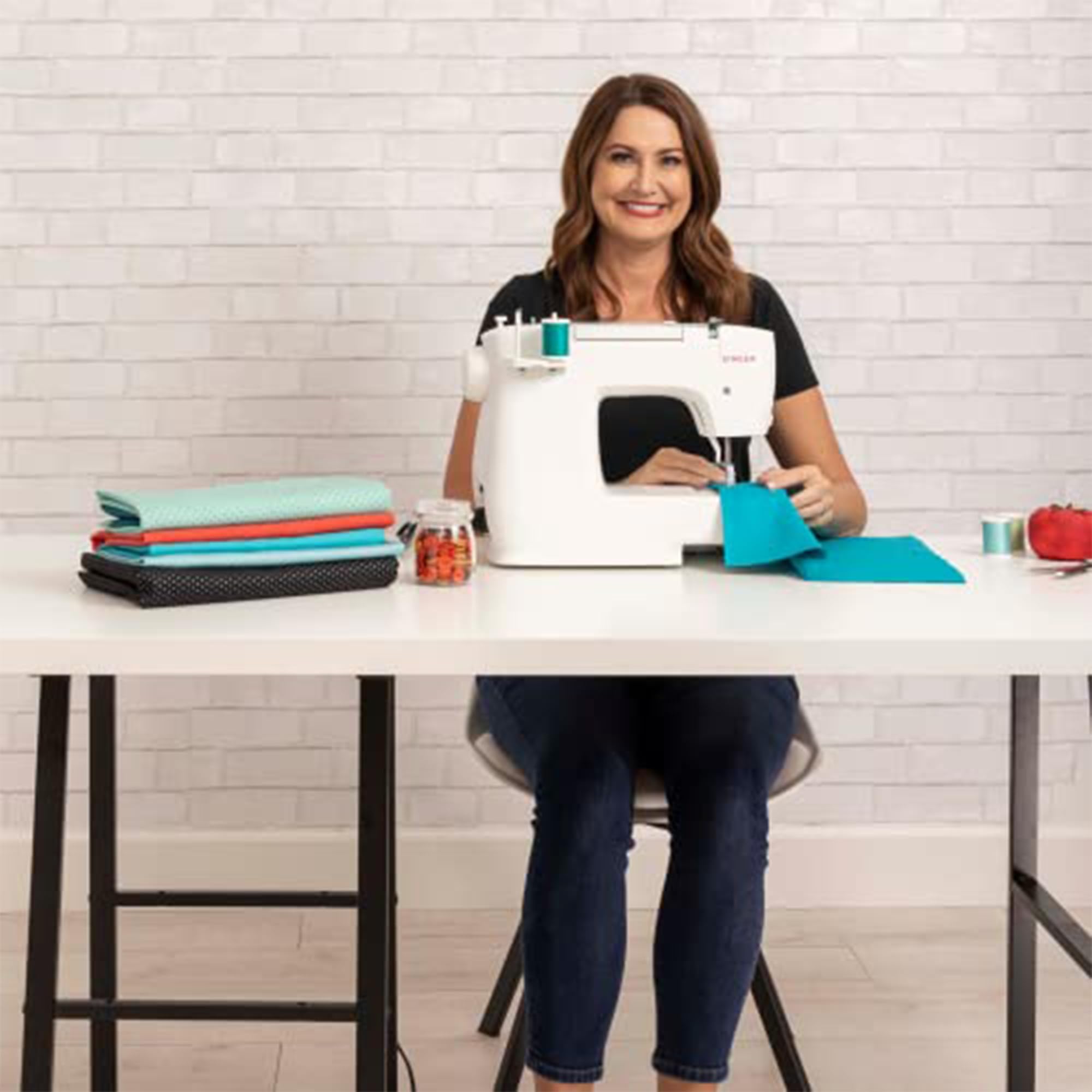 Lightweight & Compact Sewing Machine With 63 Stitch Applications