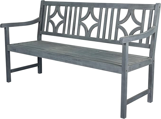 Outdoor Garden Patio Bench for Garden, Lawn, Backyard, Pool, Deck, Beach