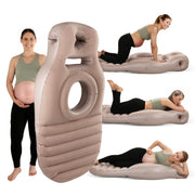 Inflatable Pregnancy Pillow, Full Body Maternity Airbed/Float with Hole for Tummy