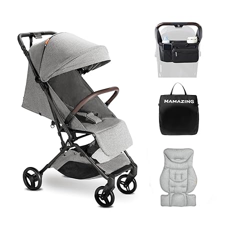 Lightweight Baby Travel Stroller with Carbor Fiber Frame, Compact & Airplane-Friendly,