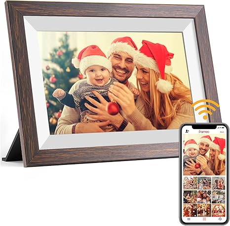 Frameo Digital Picture Frame, 10.1 Inch Smart WiFi Digital Photo Frame Electronic
