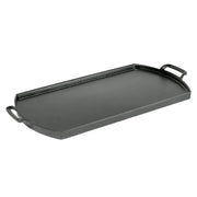 Blacklock 10" x 20" Cast Iron Double Burner Griddle - Triple Seasoned - For Indoor & Outdoor