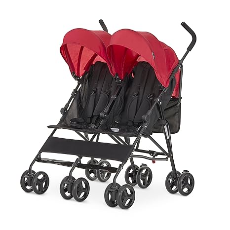 Umbrella Stroller in Pink, Multi Backrest Positions, Adjustable & Removable