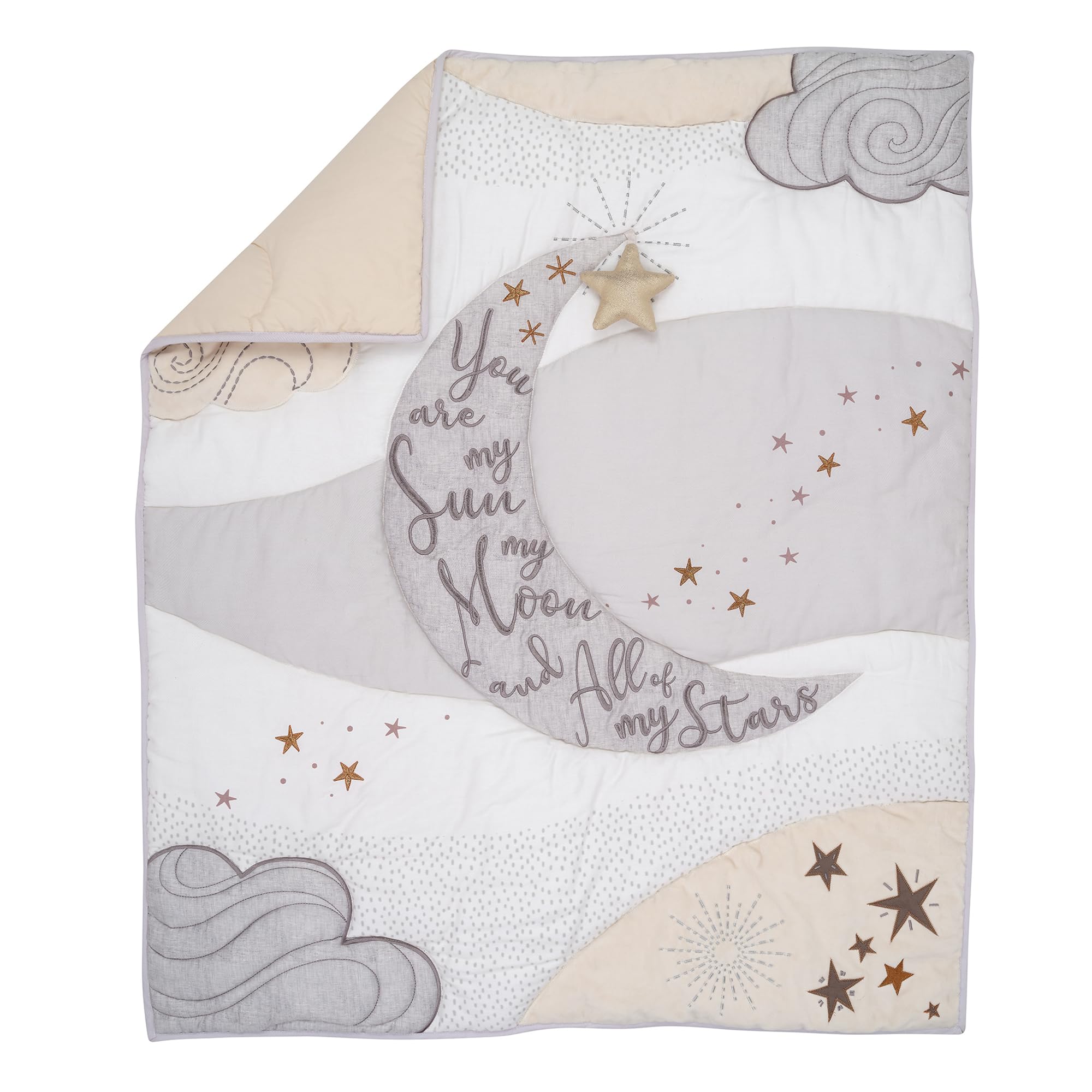Goodnight Moon 3-Piece Celestial Nursery Baby Crib Bedding Set
