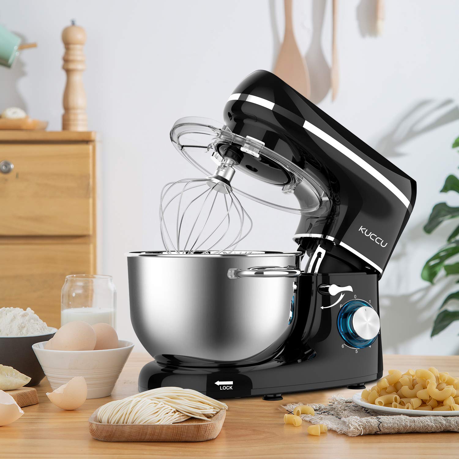 Stand Mixer, 660W, 6-Speed Tilt-Head Food Dough Mixer