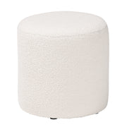 Baxton Studio Tori Ottoman, One Size, Ivory
