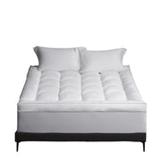 Pillow Top Mattress Topper King, Extra Thick Mattress Topper 1300 GSM Down Alternative