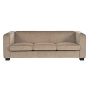 Vevia 80" Wide Upholstered Sofa, Reading Couch, Spacious Seating Armchair