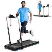 Pad Treadmill with 10% Incline, Under Desk Treadmill for Home/Office