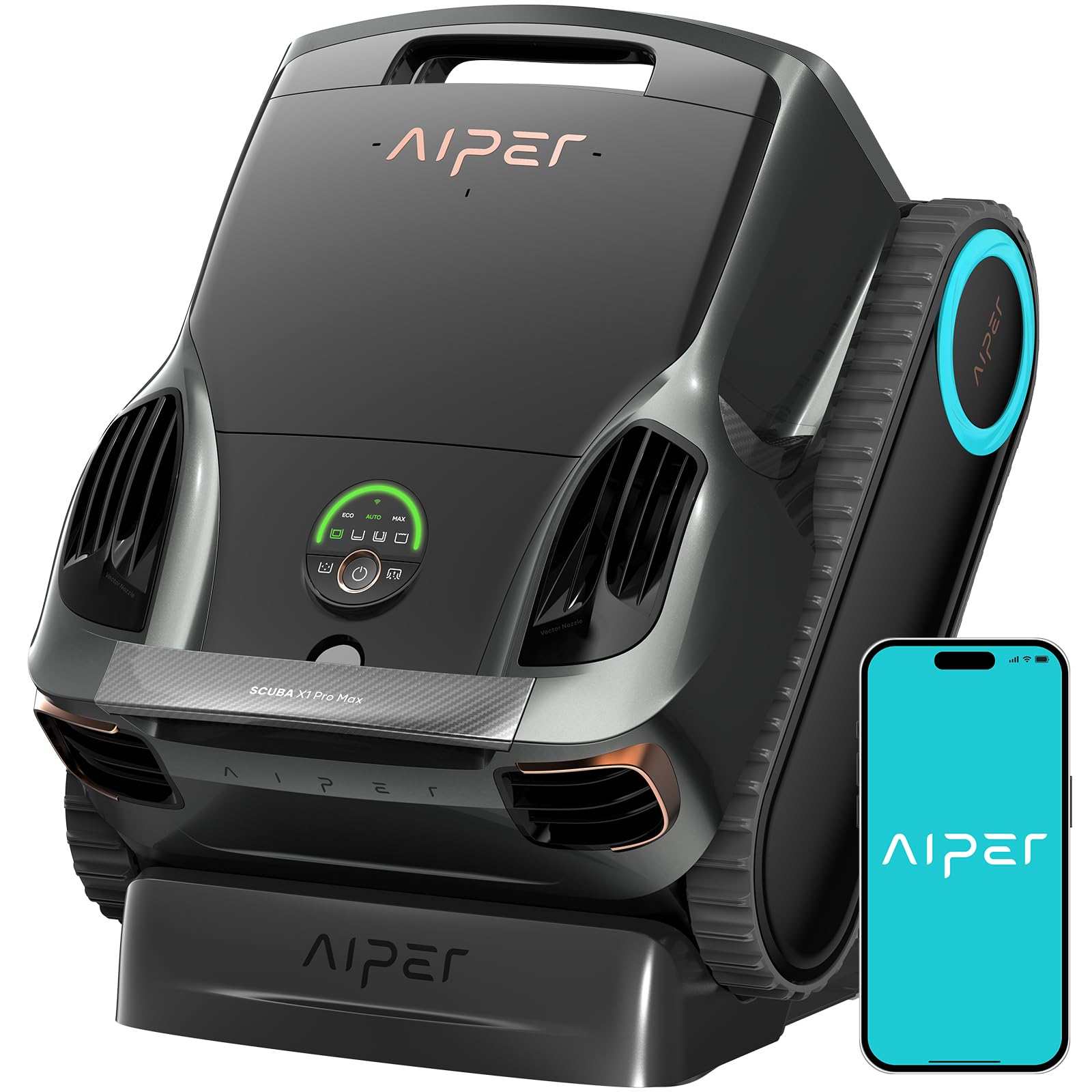 Scuba X1 Pro Max All-in-One Pool Cleaning Robot, Pool Mapping, Adaptive Path