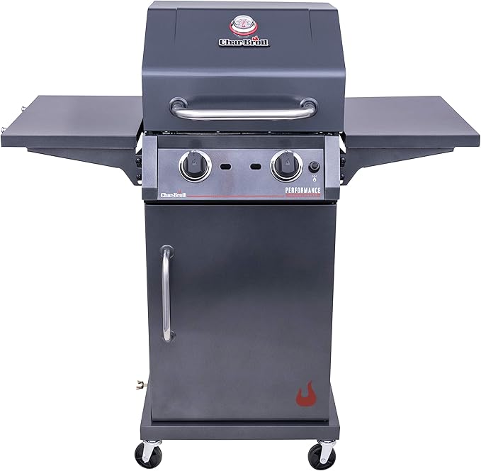 Performance Series Convective 2-Burner Cabinet Propane Gas Stainless Steel Grill