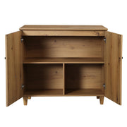 Sideboards Buffet Cabinet, 3-in-1 Wood Wide Credenza Storage Cabinet