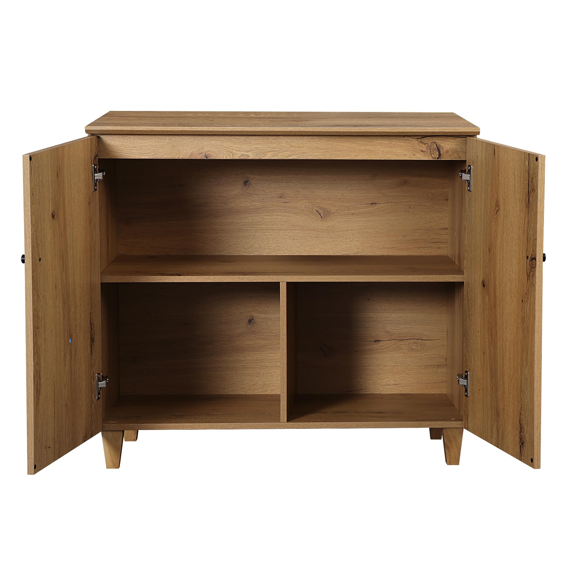 Sideboards Buffet Cabinet, 3-in-1 Wood Wide Credenza Storage Cabinet