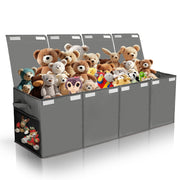 Extra Large Toy Chest,50"x15"x12" Toy Box for Kids Boys Girls,Collapsible Sturdy Toy