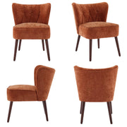 Modern Wingback Living Room Chair, Upholstered Fabric Accent
