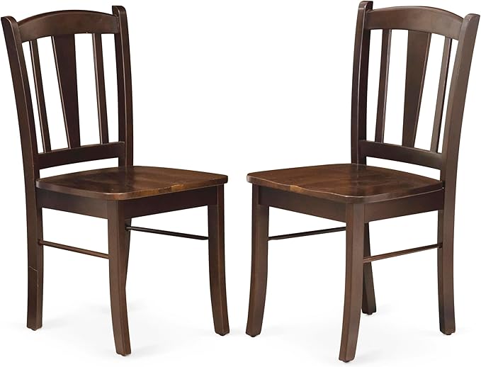 Dublin Dining Chairs - Slat Back Wooden Seat Chairs