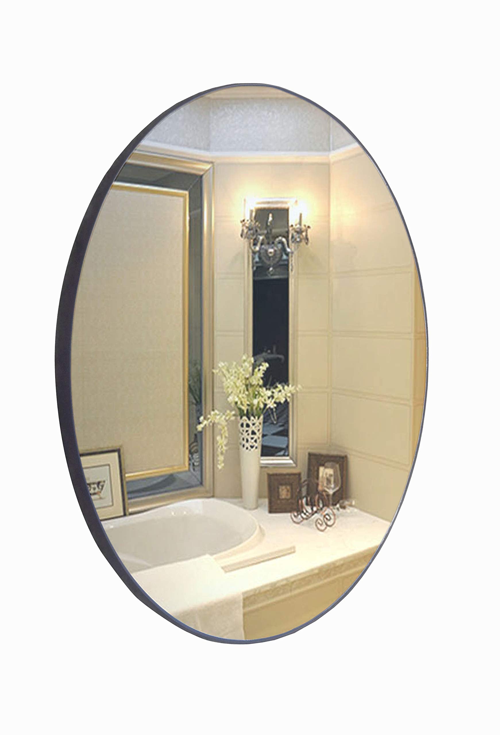 23.4 X 23.4 X 0.8" Wall Mounting Round Mirror for Any Home or Commercial Space 18159