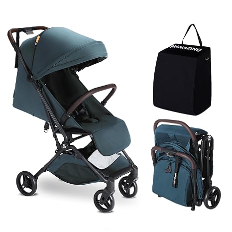 Lightweight Baby Travel Stroller with Carbor Fiber Frame, Compact & Airplane-Friendly,
