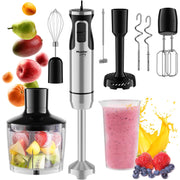 Living Immersion Hand Blender Full Set - 8 Speed Immersion Blender