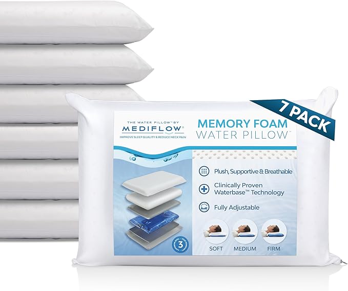 Water Pillow Memory Foam re-Invented with Waterbase Technology