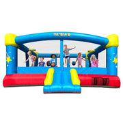 Inflatable Bounce House for Party Fun,15ft x 14.8ft,Double Basketball Hoop
