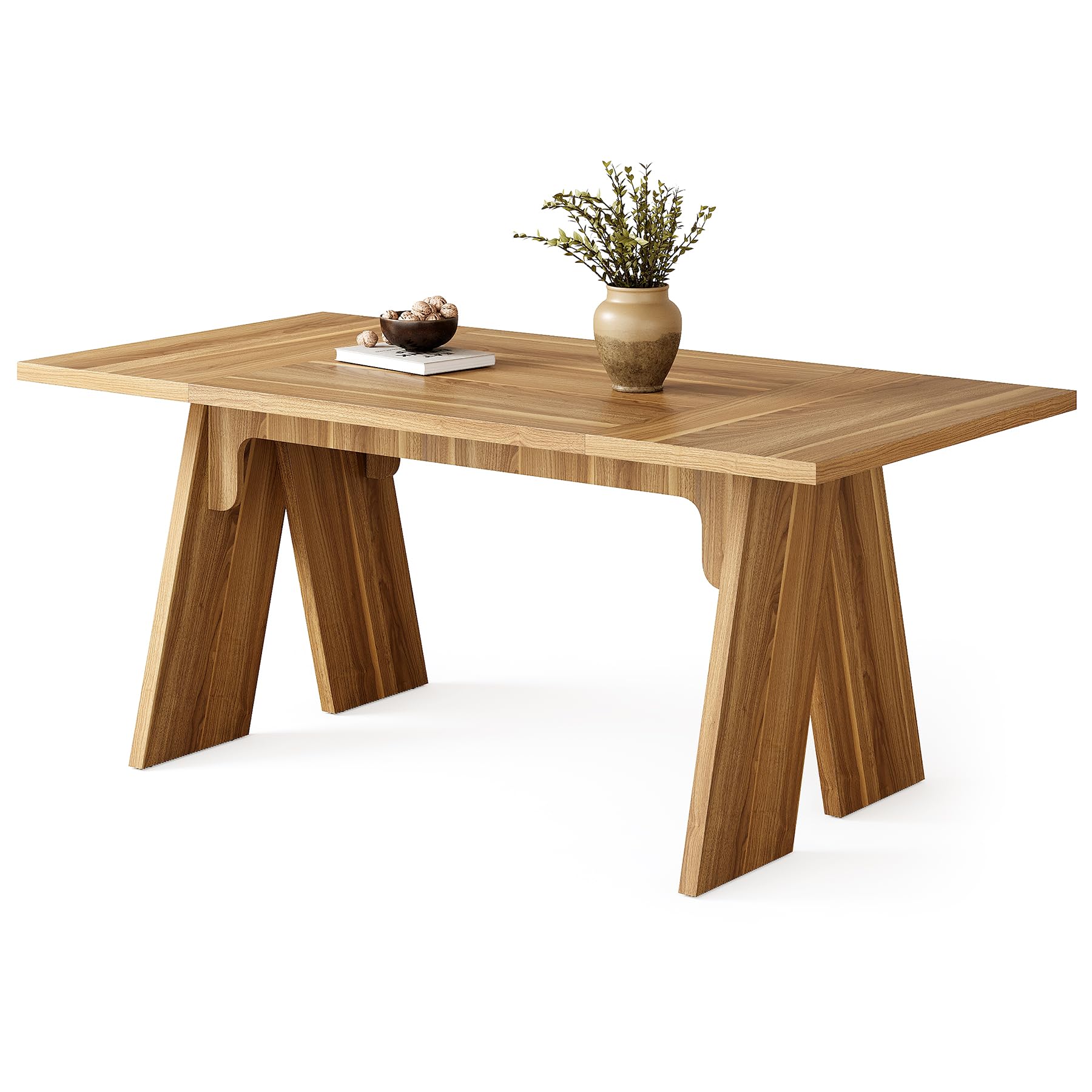 Dining Table for 6 People, Large 70.9 Inches Long Dining Room Table