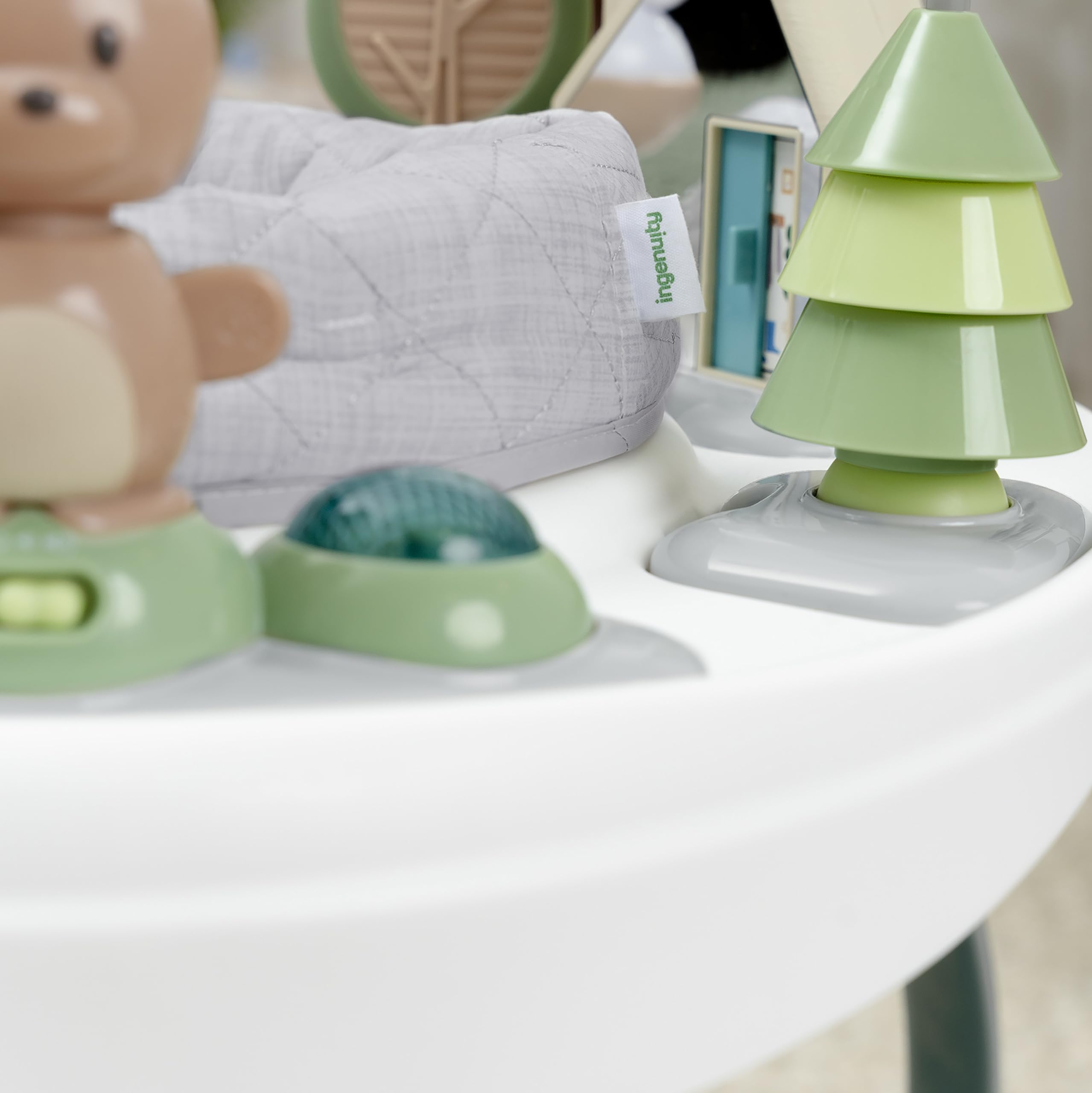 Spring & Sprout 2-in-1 Baby Activity Center Jumper and Table with Infant Toys
