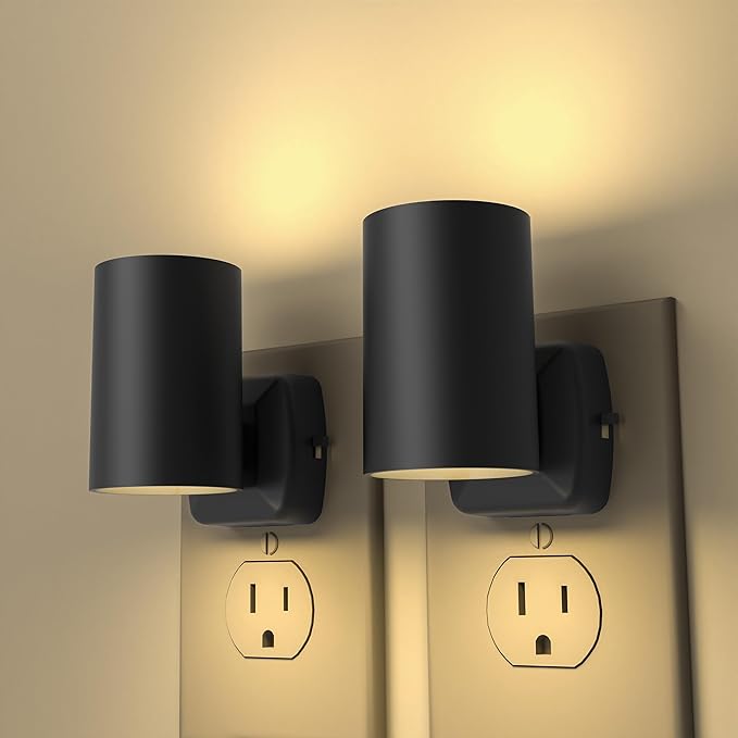 Night Light, Modern Nightlights Plug in Wall, Dusk to Dawn Sensor LED Night Light