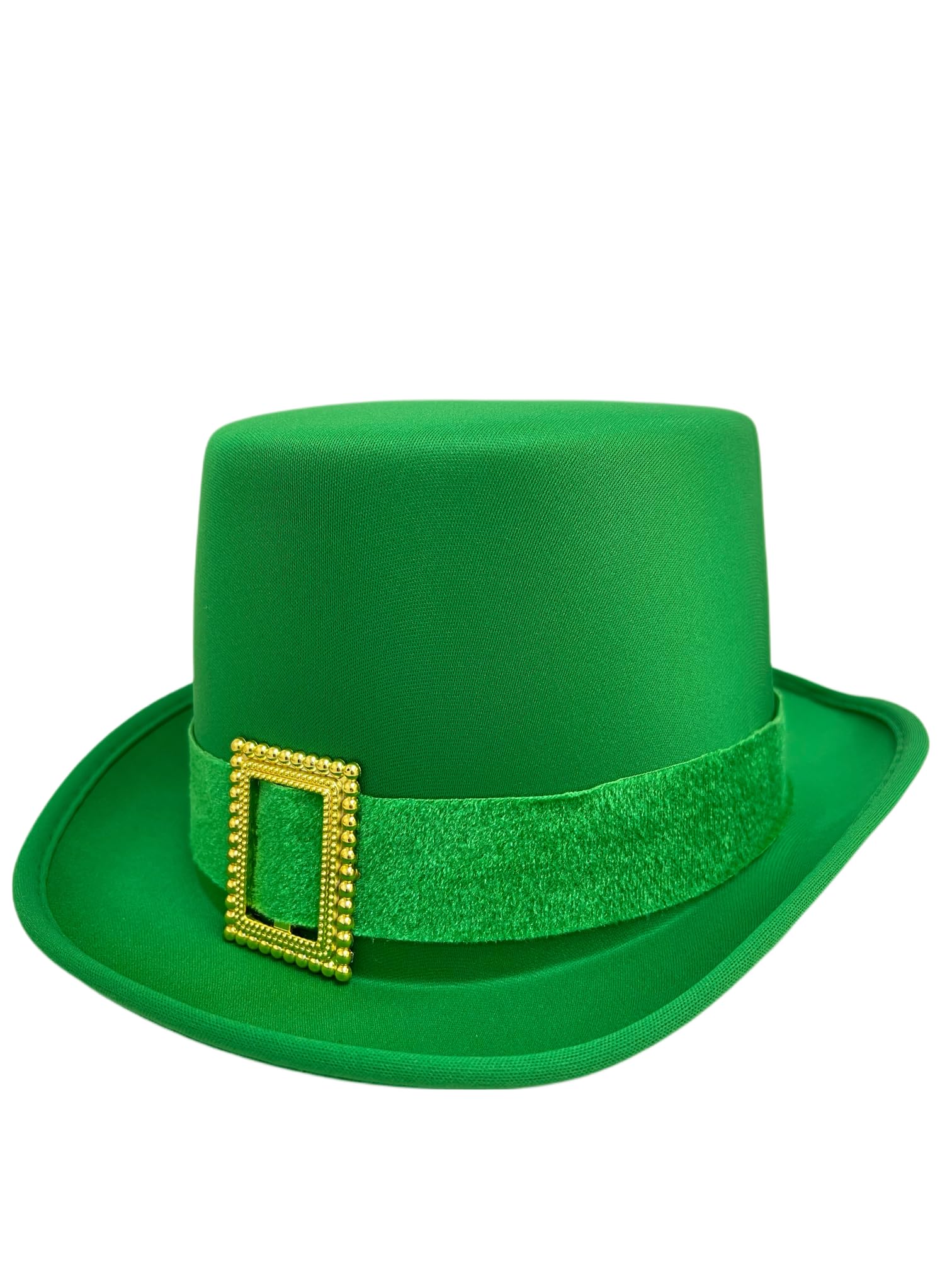 12 Pack St Patrick’s Day Leprechaun Top Hat Bulk Green Satin Hat