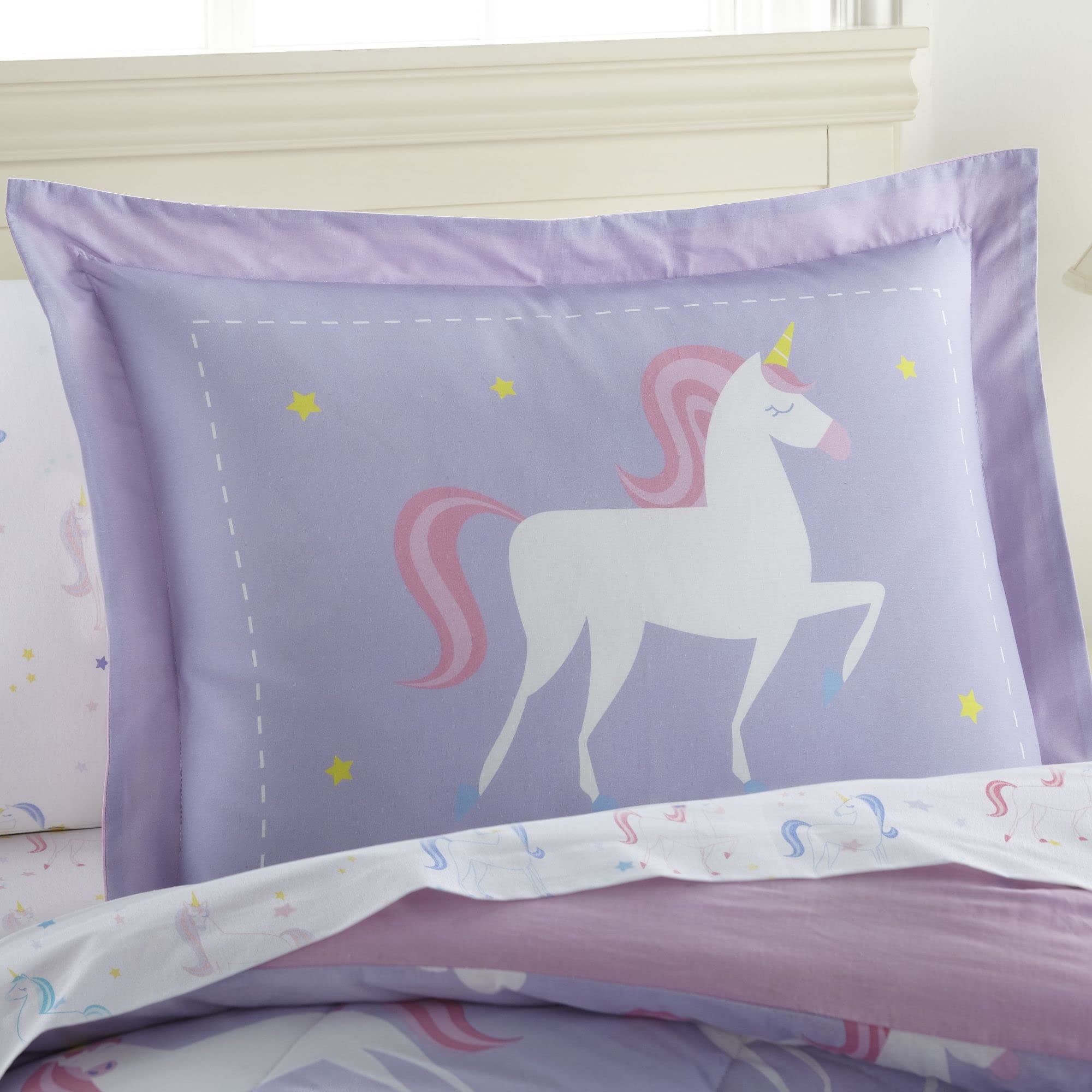 5-Piece Twin Bedding Set – 100% Cotton Comforter, Sheets & Pillowcase