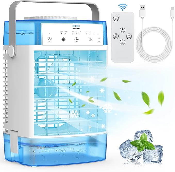 Portable Air Conditioners, 1000ml Portable AC Unit with Remote Control