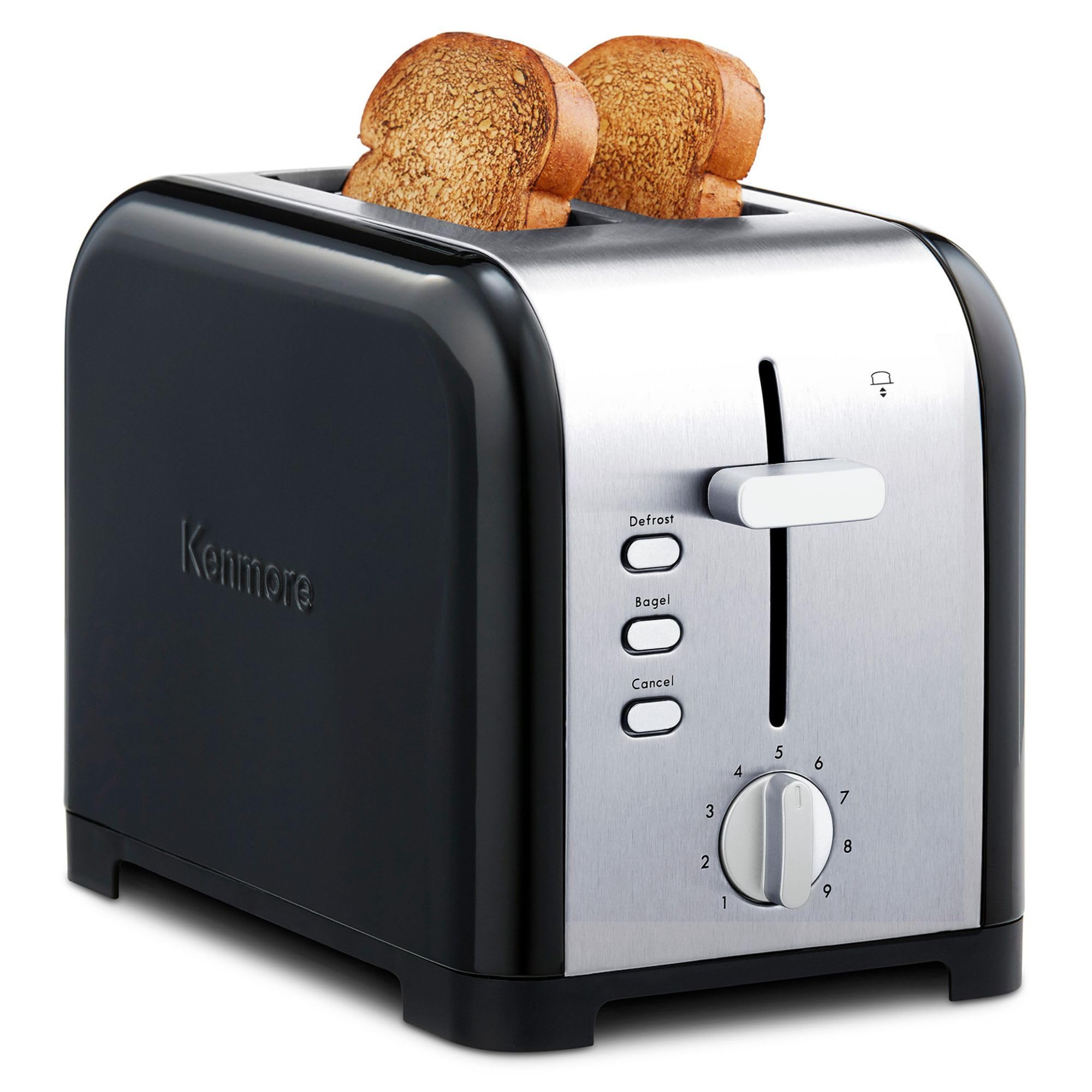 slice - extra wide slot countertop kitchen appliance, defrost function, tostador