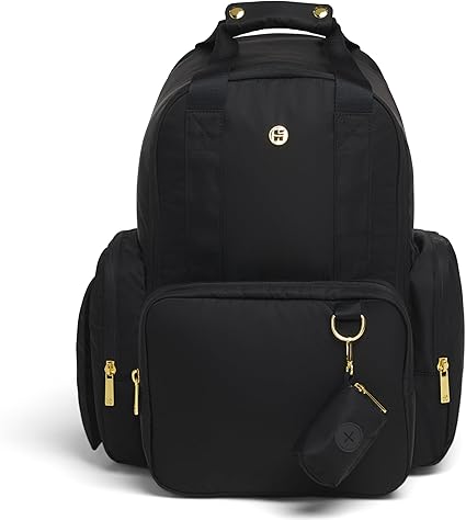 Hug Pack Diaper Backpack, Cognac Leather, O/S